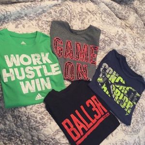 Boys active tees bundle. 4 total
